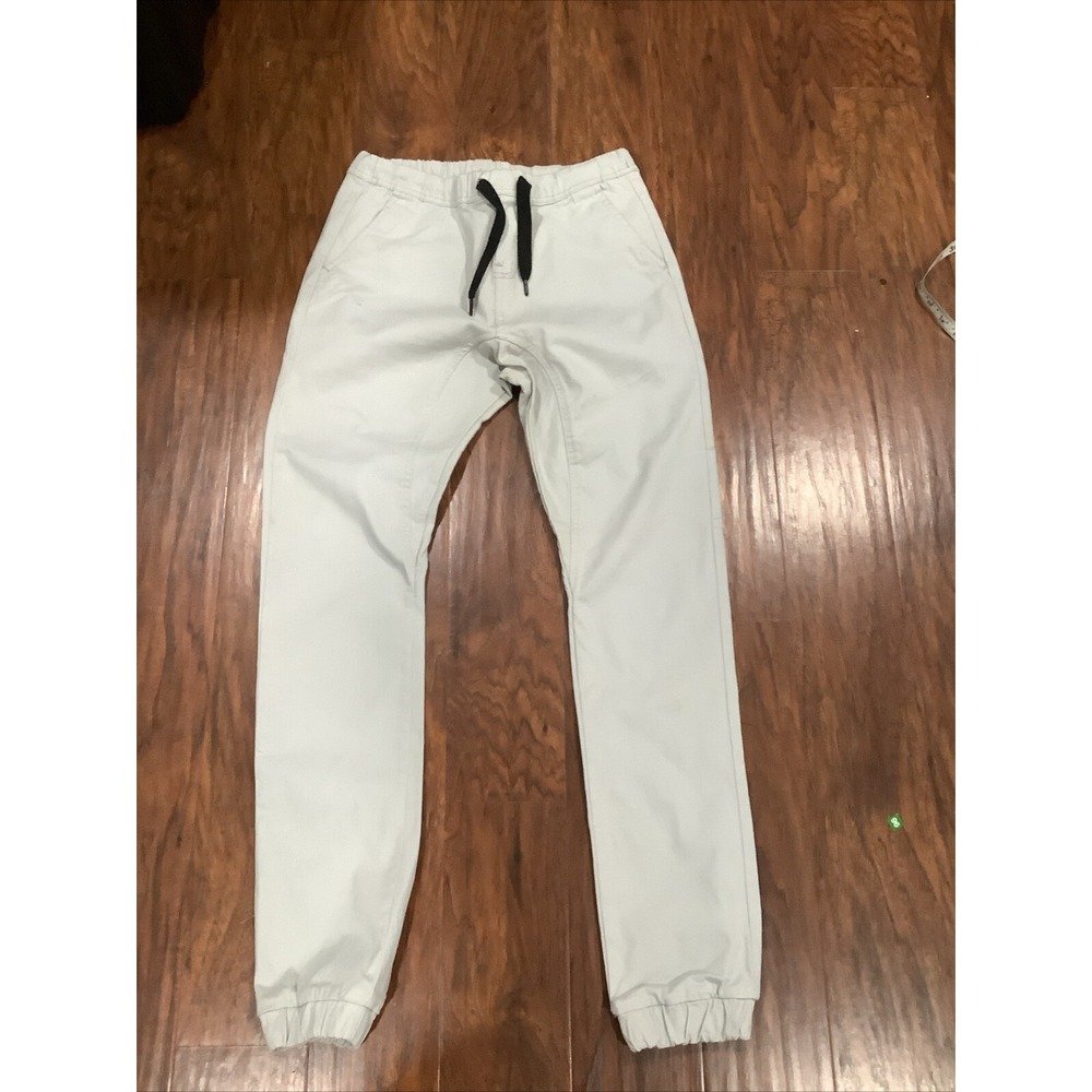WT02 Men's Twill Jogger Pants  Medium Cotton Elastic Comfortable